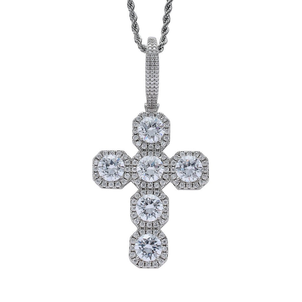 Cluster Cross Pendant - Vercetti