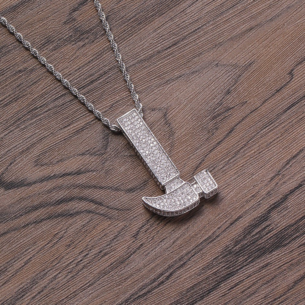 Iced Hammer Pendant - Vercetti